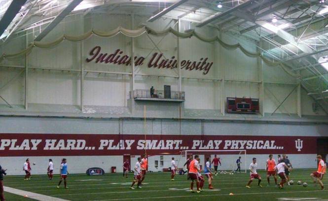 IU warms up ahead of Indy Eleven match Feb 26 2016