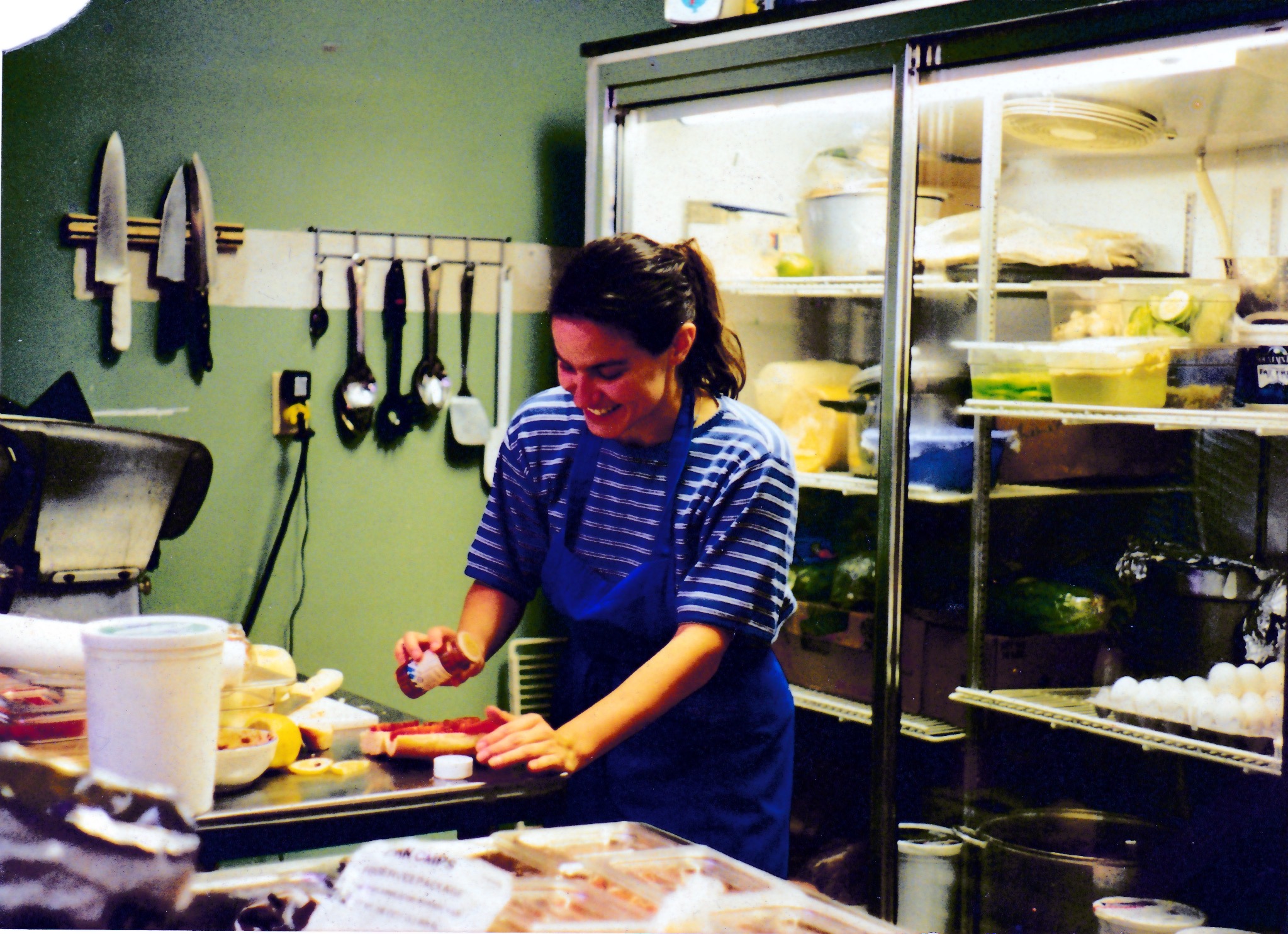 Rebecca at Modern Times 1998